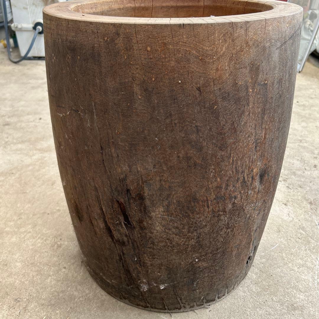 wooden cylindrical