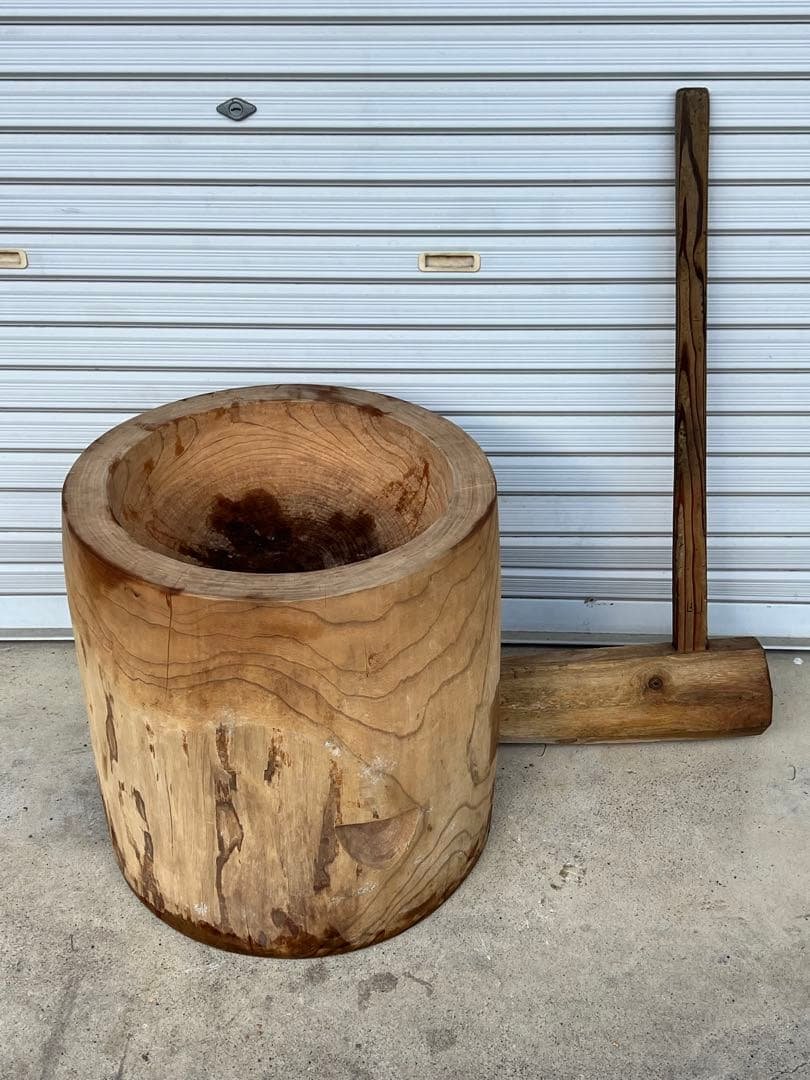 Wooden Mortar and Pestle Set
